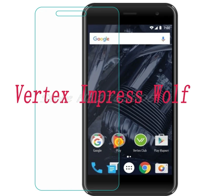 

NEW Ultra-thin New For Vertex Impress Wolf 5.0" Tempered Glass Screen Protector Premium Front Clear Protective Film Cover