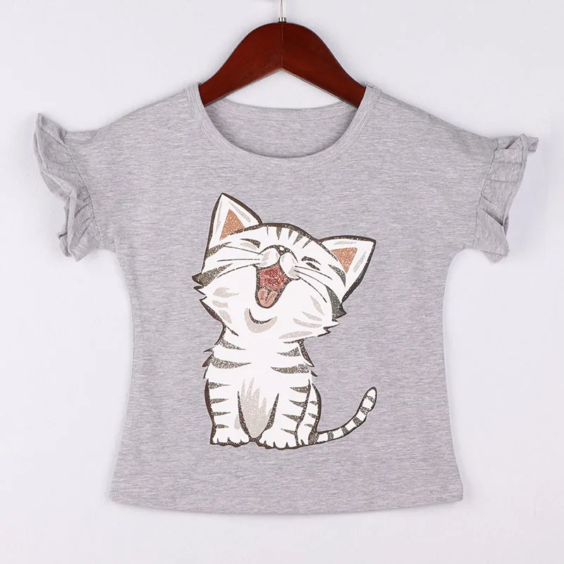 

YorkZaler Baby Girls T-shirt Tops Tees Children Summer Short Sleeve Kids Shirts For Girls Clothes Unicorn T Shirt Costumes
