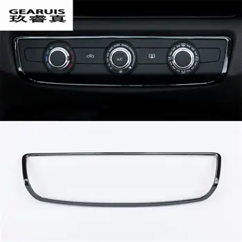 

Car styling Interior Console Panel Air Condition Switch Cover Trim stainless steel Accessories For Audi A3 8V 2014-2017 Year