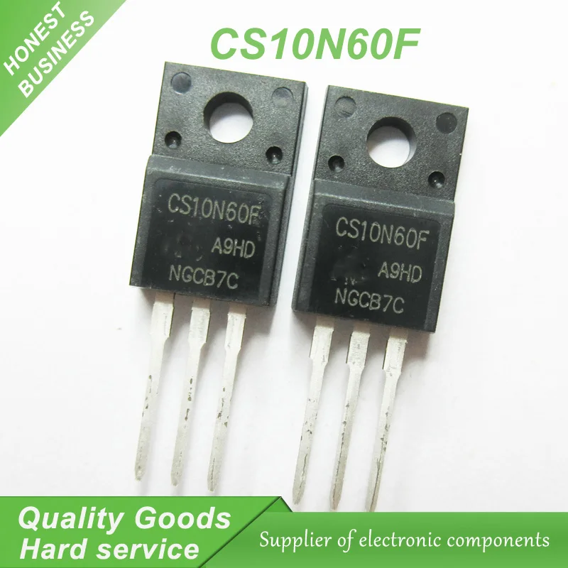 20PCS free shipping CS10N60F 10N60F CS10N60 10N60F 600V 10ATO 220F ...