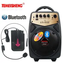 Bluetooth Динамик высокое Мощность 20 Вт louderspeaker чтобы повесить Беспроводной микрофон открытый Портативный Динамик голос amplifers колонка