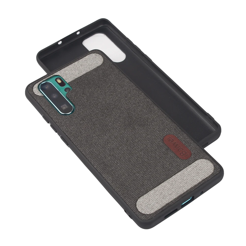 Fabric Case for Huawei P30 Pro Phone Silicone Back Cover Shockproof Coque Shell iBaiwei original Holder |