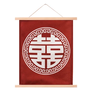

Chinese Style Wedding Decorative Wall painting Canvas Art Print Scroll Wall Pictures Home Decoration 20x23inch /23x28inch