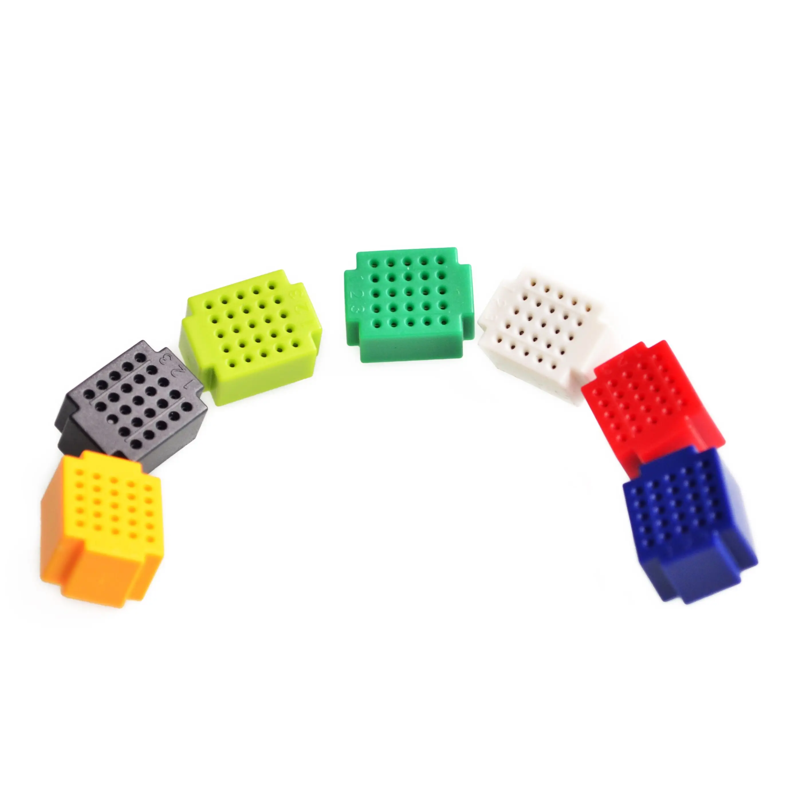 

7PCS Mini 25 Tie-point Breadboard Solderless Prototype Test Board