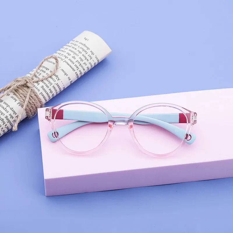 

Children's Pink Spectacle Frames Student Spectacle Frames Myopia Spectacles Silica Gel Amblyopia Children's Spectacle Frames