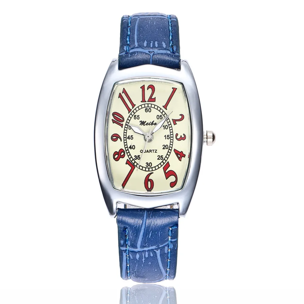 

Fashion Style Women's Watches Oval Luxury Brand Leather Woman Watch Simple Watches Byan Kol Saati Arabic Watch Saat Relogios #A