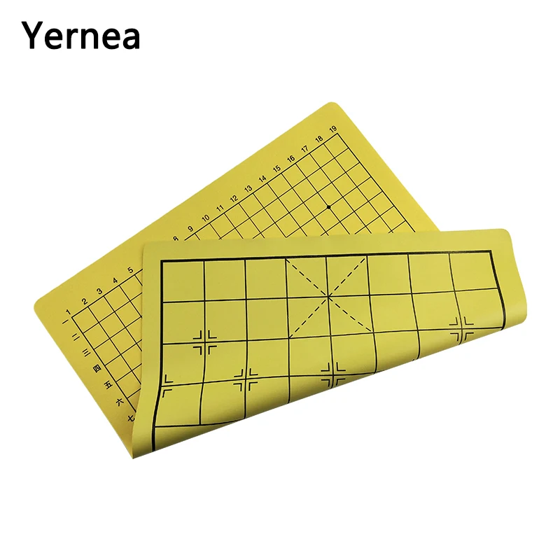 

Yernea Leather + flannel Chessboard Chess Without Piece Go Game High Quality 50*44.5 CM Board And Chinese Chess Wei qi Gift