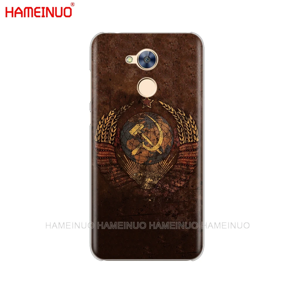 HAMEINUO СССР Гранж флаг чехол для телефона huawei Honor 10 V10 4A 5A 6A 7A 6C 6X7X8 9 LITE - Цвет: 61911