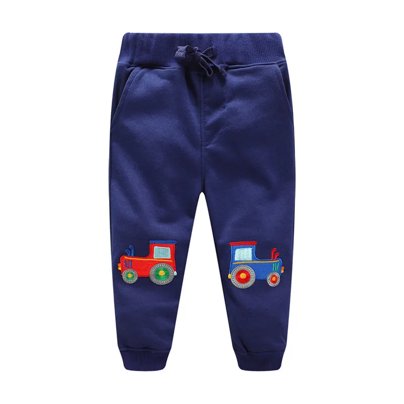 Спортивные штаны для маленьких мальчиков; хлопковые брюки с принтом тигра; длинные детские штаны для мальчиков; Осенняя детская одежда; спортивные штаны