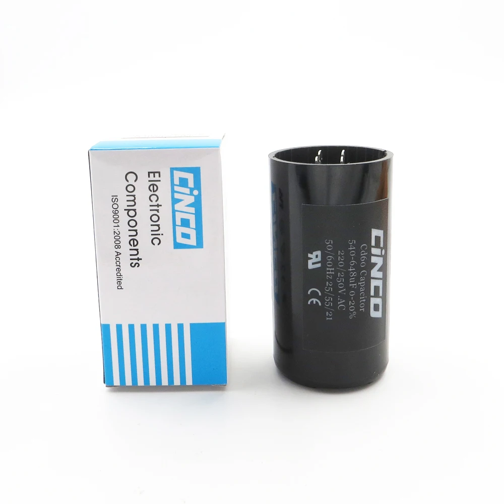 

540-648UF 220V 250V 275V CD60 Motor Starting Capacitors RV Eletrical Engine 540 648 MF MFD HVAC Electrolytic 220VAC 250VAC