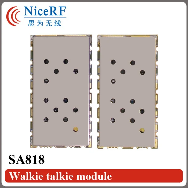 2 шт. SA818-V 1 Вт Выходная мощность 30 дБм 5 км Расстояние УКВ диапазон 134 МГц до 174 МГц полудуплексная рация модуль приемопередатчика