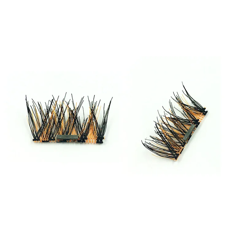 Красочные коричневые 3D Магнитные ресницы накладные ресницы полная полоса магнитные ресницы мягкие волосы для Хэллоуина Маскарад HP8711