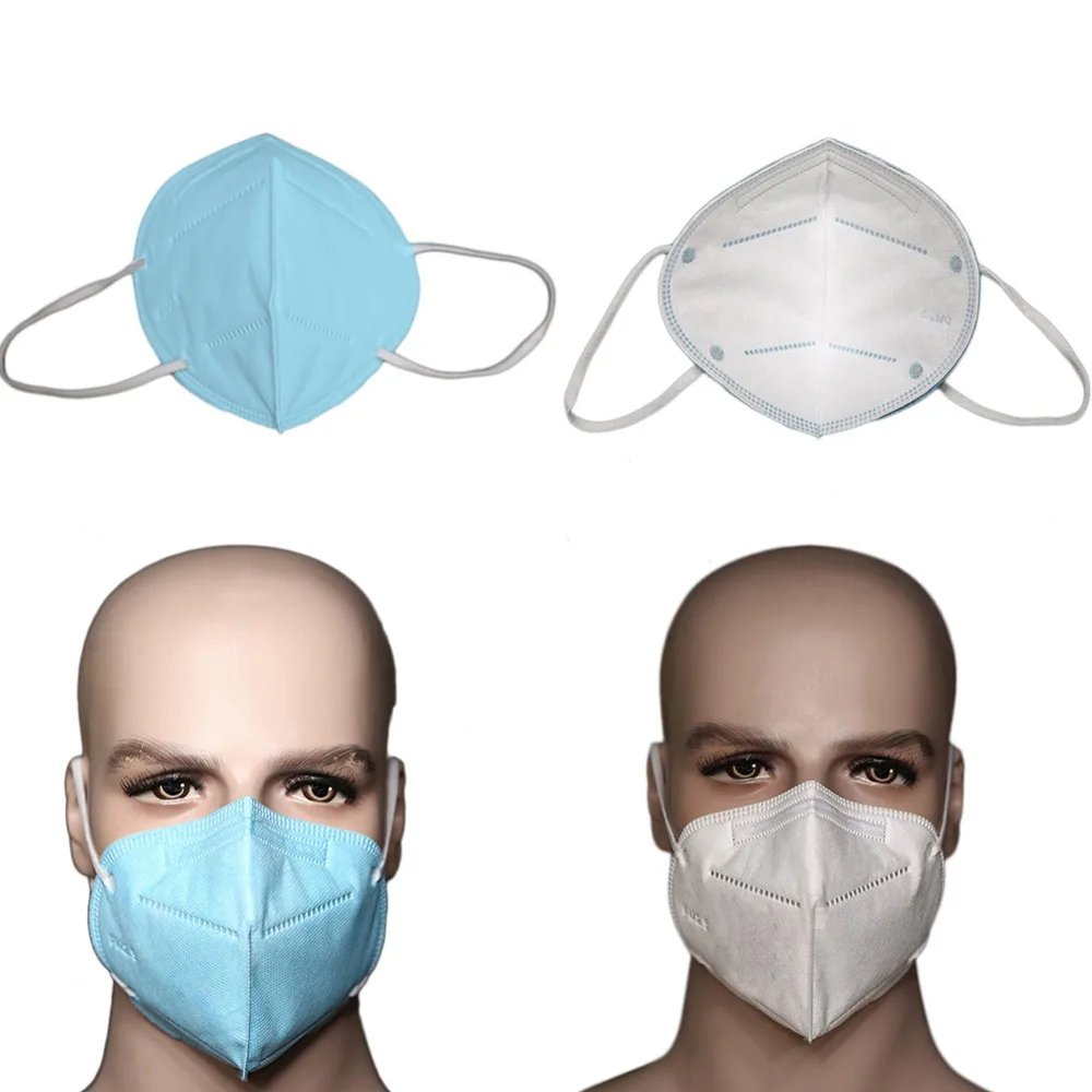 

10PCS Disposable Folding Windproof Anti-smog Industrial Factory Anti-dust PM2.5 Active Carbon Face Mask For Health Care