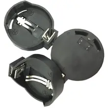 Кольцо 3 V батареи основа CR2032 держатель аккумулятора таблеточного типа для монет Чехол с аккумулятором BS-2-1 литиевая батарея через отверстие, 900 шт./лот