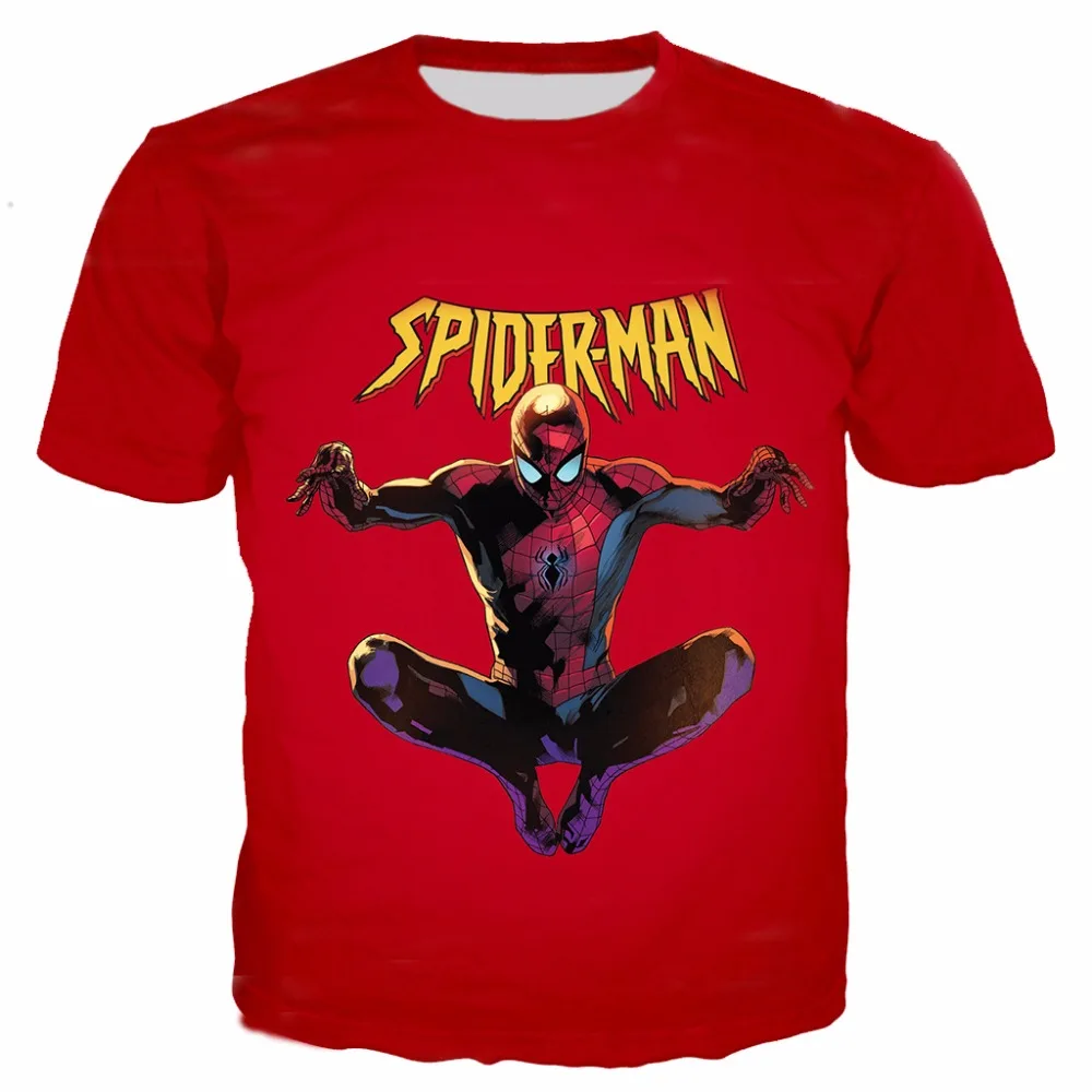 

PLstar Cosmos Spider man venom 3D Printed T-shirts Kids Boys Short Sleeve Shirt children Casual Loose T Shirt hot movies Tees