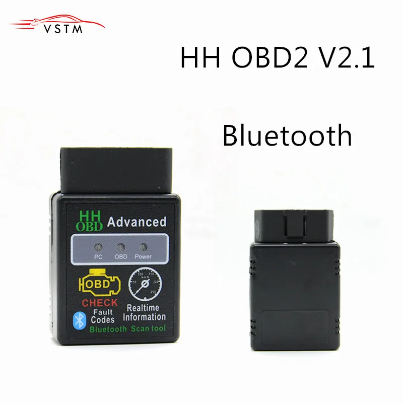 

HH OBD ELM327 Bluetooth OBD2 OBDII CAN BUS Check Engine Car Auto Diagnostic Scanner Tool Interface Adapter For Android PC