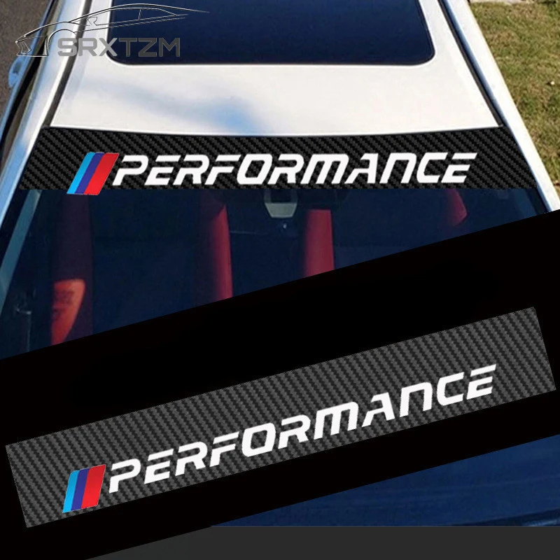 

SRXTZM 1pcs New M Performance Car Windscreen Windshield Sticker For BMW E30 E36 E60 E46 E90 E71 E87 F30 F10 F20 X1 X3 X4 X5 X6
