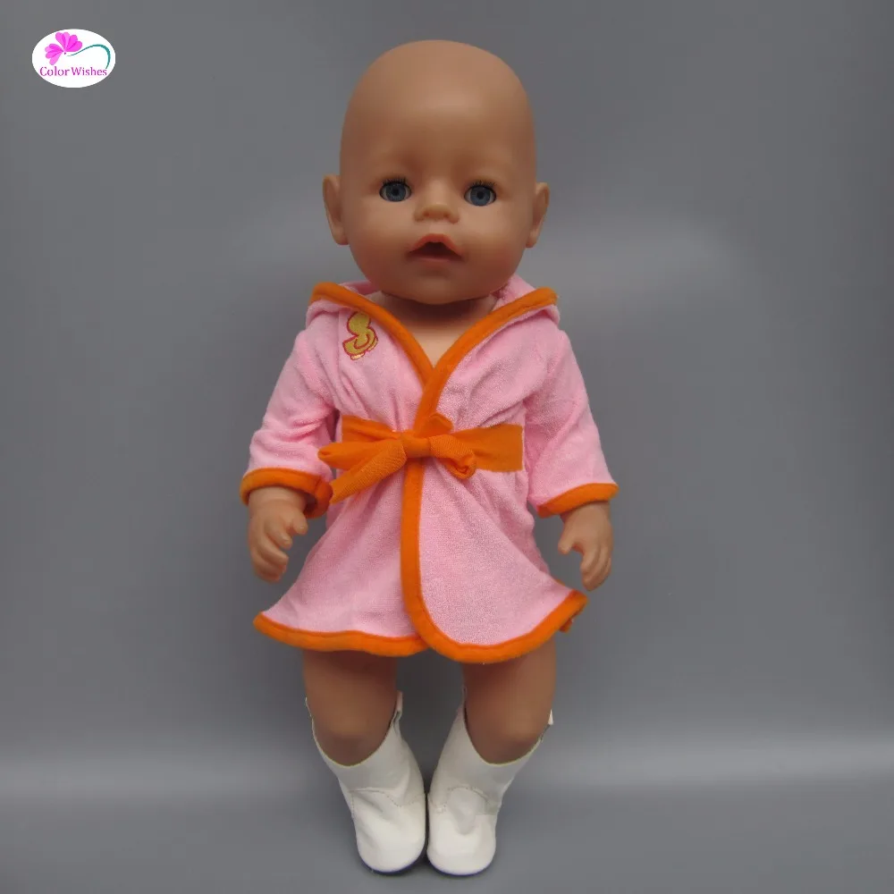Clothes for doll fits 43 cm Zapf Baby Doll Born dolls accessories Pajamas piece suit Sportswear