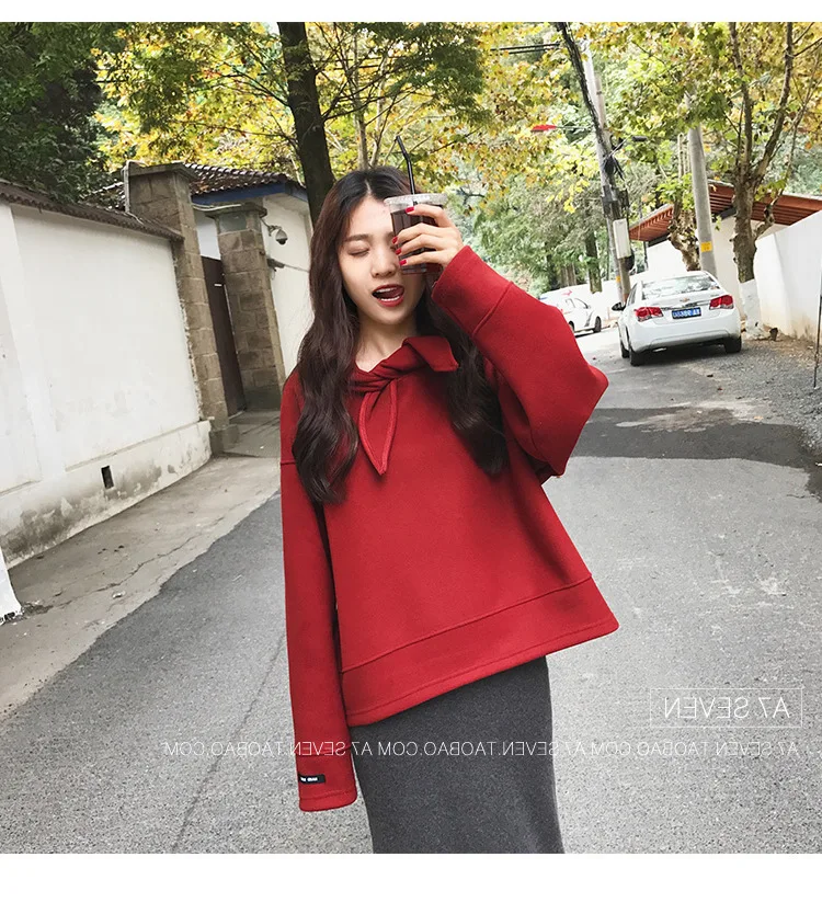 Для женщин комплекты 2019 с капюшоном однотонные ботфорты для отдыха Костюмы Для женщин s Верхняя одежда из двух частей корейский стиль