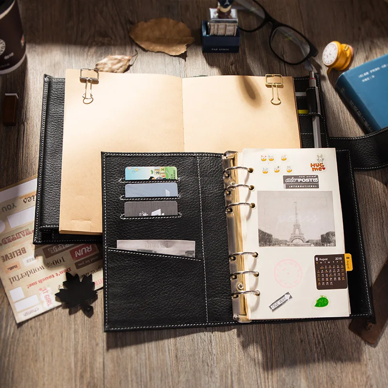 2019 travel journal leather notebook with ring binder best best personal journal