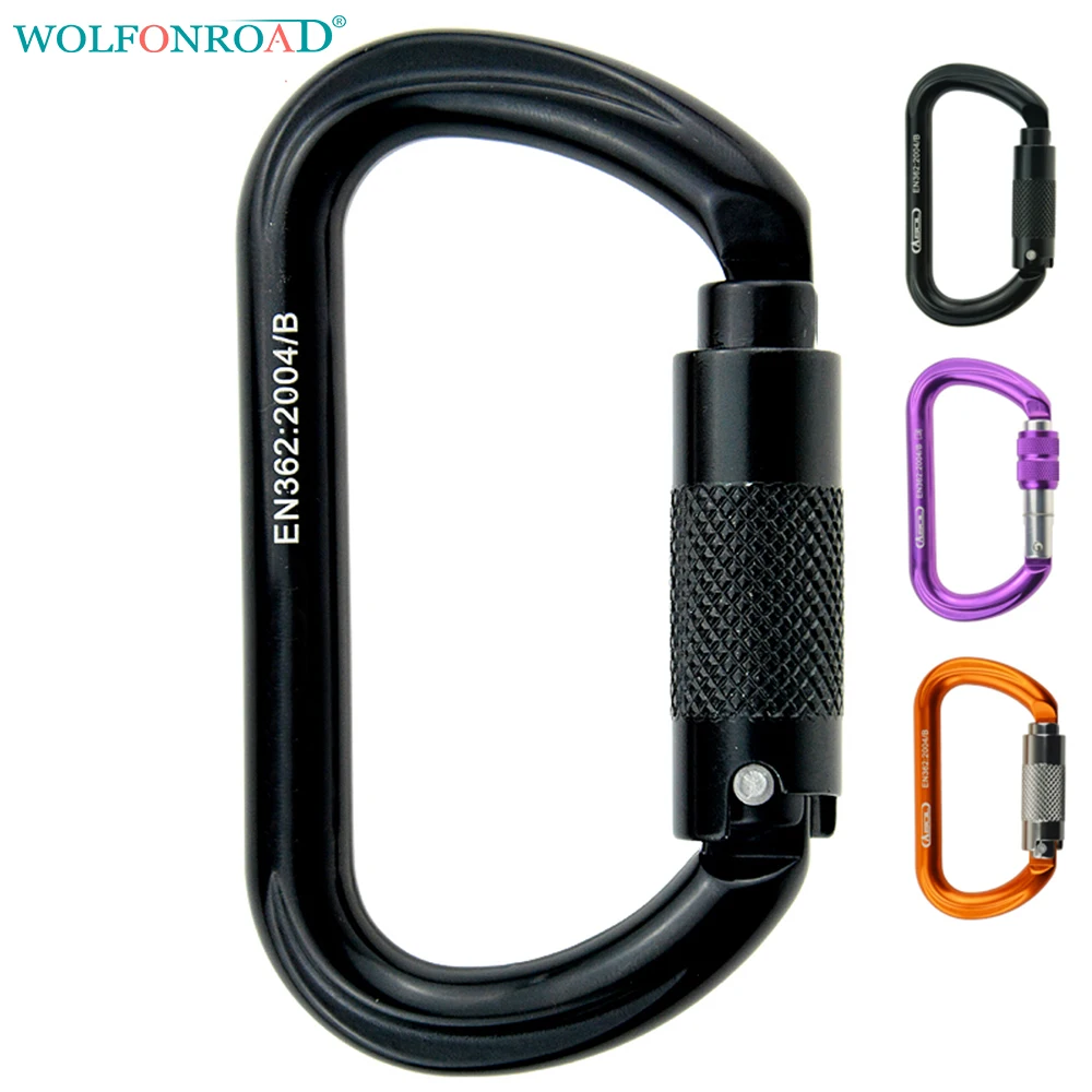 Buy WOLFONROAD Rock Climbing Carabiner 25KN TRIACT