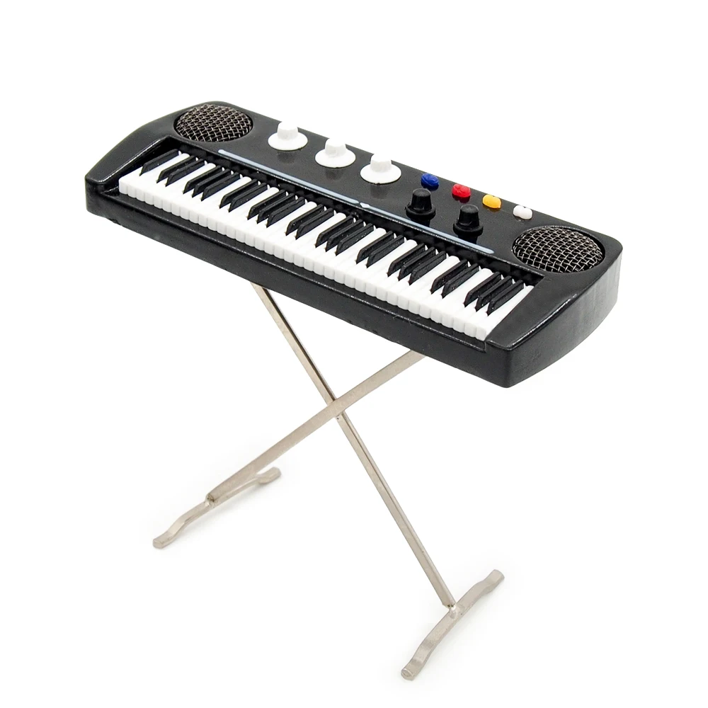 

Odoria 1:12 Miniature Keyboards Electronic Organ Electone None Playable Musical Instrument Dollhouse Accessories