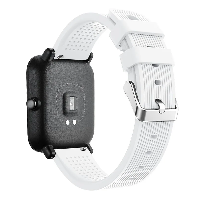 Ремешок мягкий силиконовый для Xiaomi Huami Amazfit Youth Bip BIT сменный Браслет PACE Lite 20