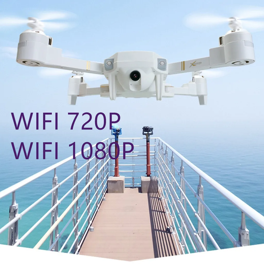 

2019 Drones With Camera HD XT-1 PLUS Smart Follow Optical Positioning RC Drone Foldable Quadcopter 720P/1080P Rc Helicopter