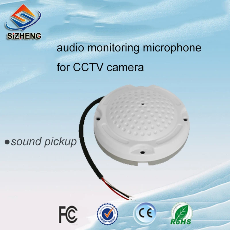 

SIZHENG COTT-QD40 High sensitive -38dB listening device original voice CCTV audio microphone for security camera accessories