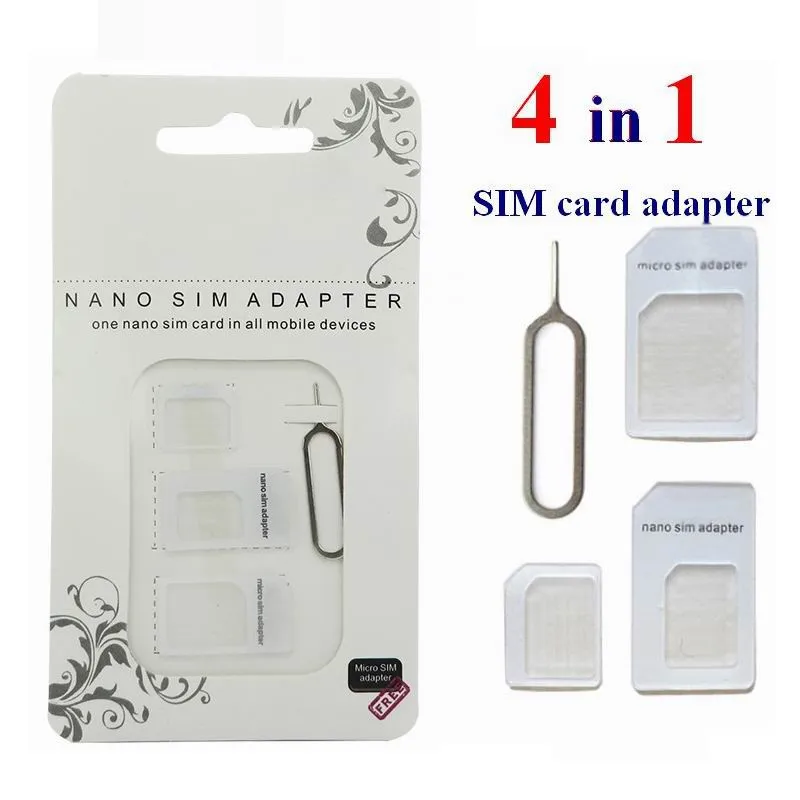 imágenes para 100 unids 4en1 noosy nano sim card adapter + micro tarjetas sim adaptador + adaptador de tarjeta sim estándar para el iphone 7 imágenes para 100 unids 4en1 noosy nano sim card adapter + micro tarjetas sim adaptador + adaptador de tarjeta sim estándar para el iphone 7