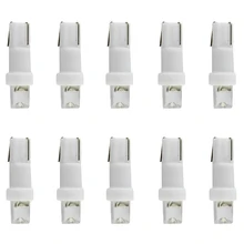 10 шт. постельные принадлежности набор Плоских Ультра белый 37 58 70 73 74 T5 манометр приборной доски 1 светодиодный Клин лампочки