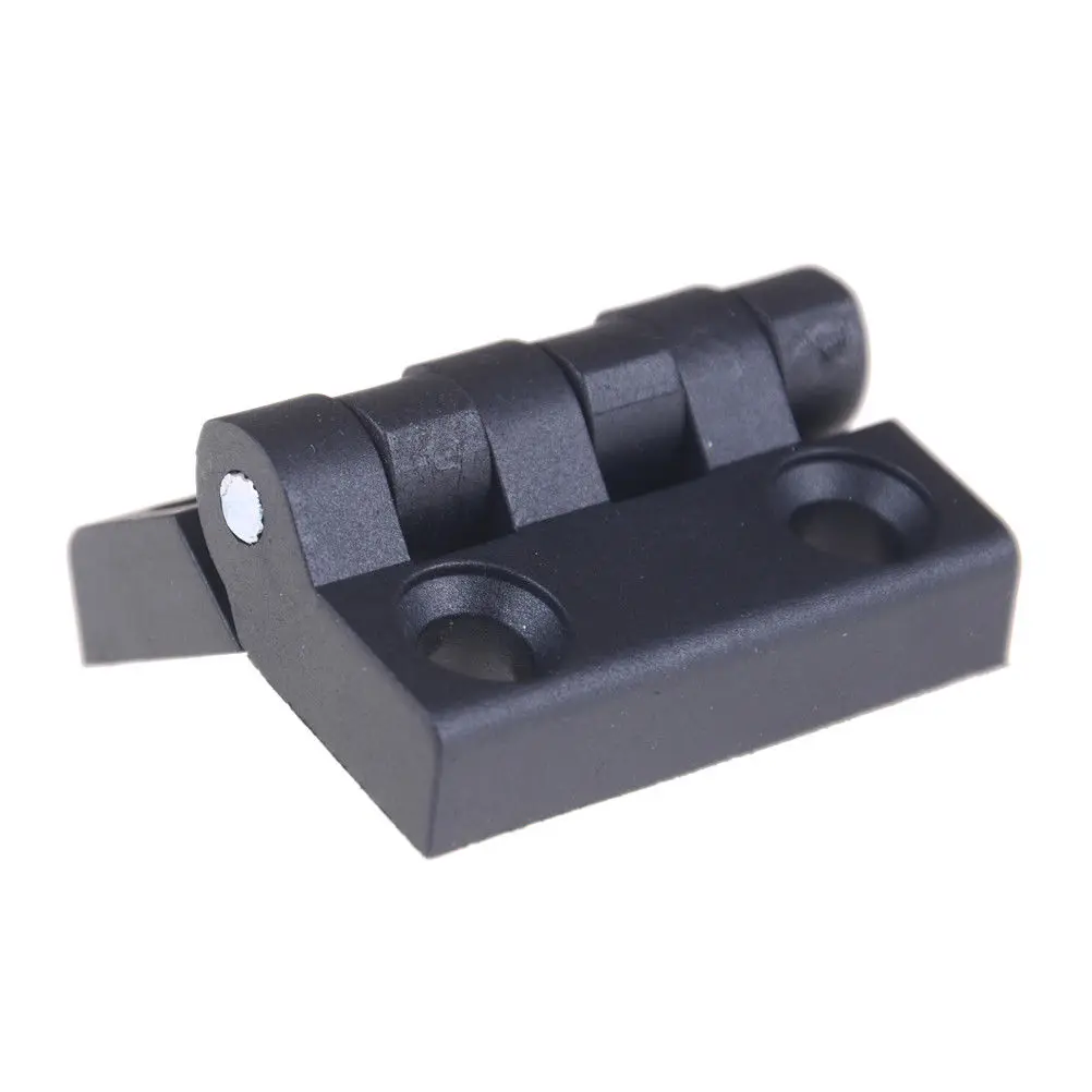 

1pc 4.8 x 4.8 x 1.0cm Black Plastic Hinge Reinforced Plastic Bearing Butt Hinge