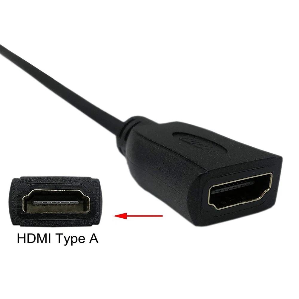 HDMI E Тип AM HDMI кабель HD видео кабель Тип E разъем micro-HDMI Женский для автомобиля цифрового ТВ HD монитор gps видео плеер