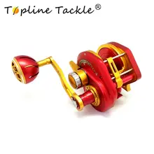 Снасти-поплавок медленное заслонка Катушка лодка 50 кг правой ручки ловля рыбы на блесну барабанные катушки рыболовное судно