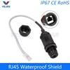 RJ45 M16 waterproof connector M20 Ethernet Interface M22 LAN Network Adapter CAT5E CAT6 M25 shielded panel mount 1 unit ► Photo 1/6