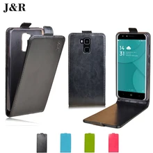 Case Cover For DOOGEE Y6 Flip Phone Case For DOOGEE Y6 (5.5 inch)Leather Bags Vertical Protective Luxury Case J&R