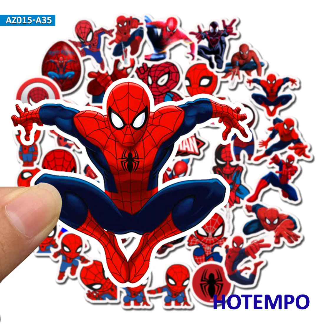 35pcs Super Hero Marvel Spider-Man Stickers for Mobile Phone Laptop Luggage Suitcase Guitar Skateboard Bicycle Car Decal Sticker 35pcs Super Hero Marvel Spider-Man Stickers for Mobile Phone Laptop Luggage Suitcase Guitar Skateboard Bicycle Car Decal Sticker