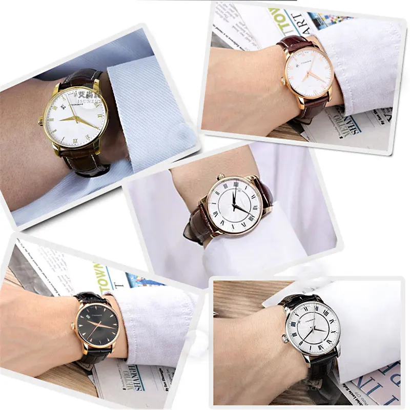 Ремешок ISUNZUN для наручных часов MIDO Baroncelli M8600B ремешок из натуральной кожи 20 мм