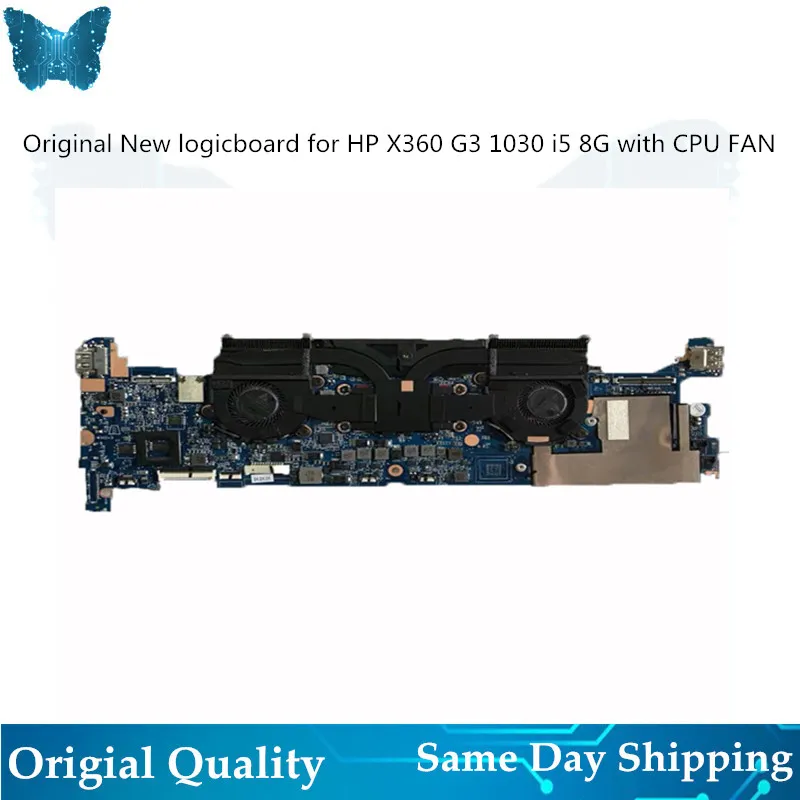 

Original New Logicbaord for Hp X360 1030 G3 motherboard DA0Y0PMBAE0 L34280-001 I5 8G