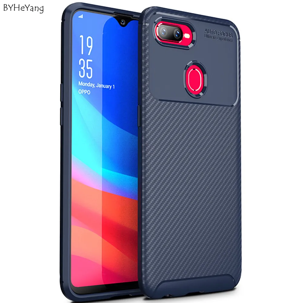 For Oppo Realme U1 Case Luxury Soft Armor TPU Silicone Cover Carbon Fiber Phone Case For oppo F9 Back Cover Housing fit f9 For Oppo Realme U1 Case Luxury Soft Armor TPU Silicone Cover Carbon Fiber Phone Case For oppo F9 Back Cover Housing fit f9