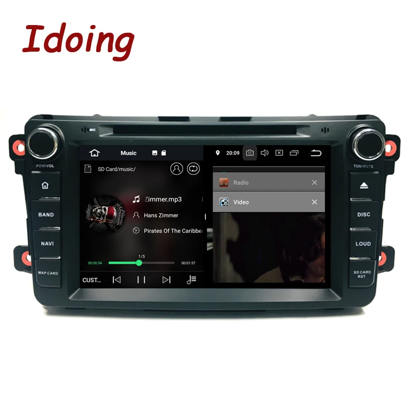 Clearance Idoing 8"2Din Radio Android 9.0 For Mazda CX9 2007-2015 Car Multimedia System DVD Player GPS Navigation 4G+64G TDA7850 PX5 IPS 3