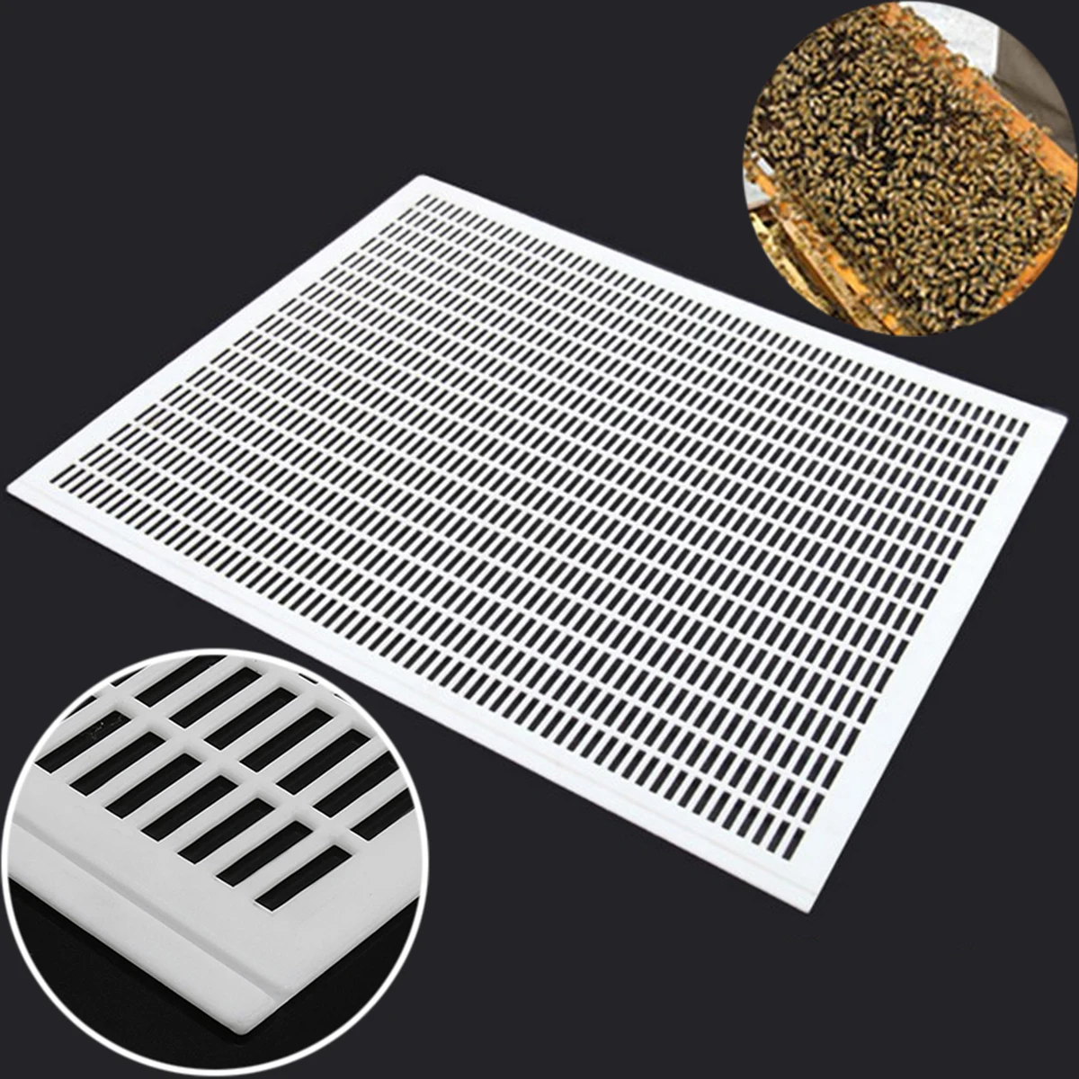 

1pc Plastic White Bee Queen Excluder Mayitr Trapping Grid Net Beekeeping Equipment Apiculture Tools 41*51cm