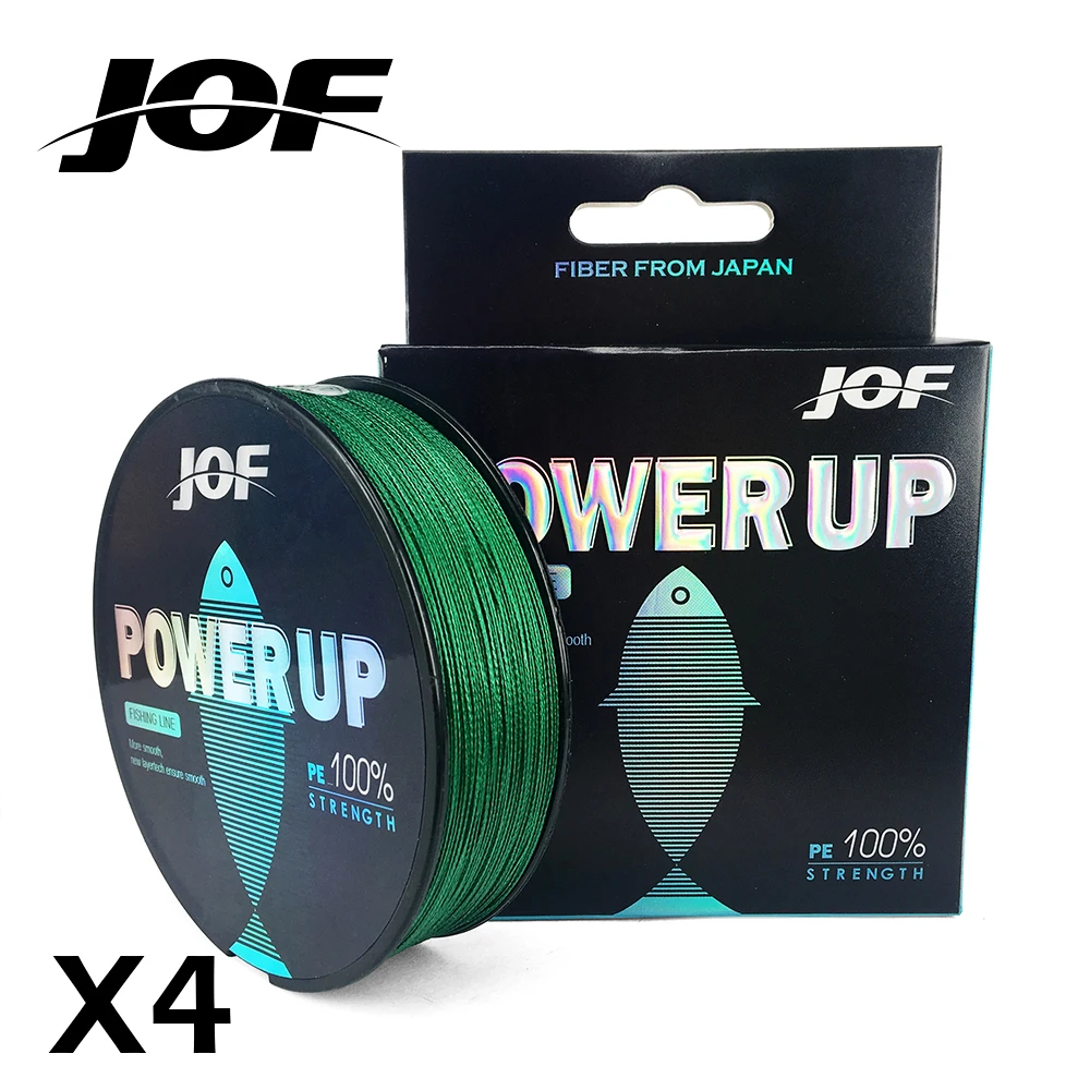 

JOF Brand fishing line 300M PE Multifilament PE Braided FishIin Line 4 Strands 12lb-83lb Carp Fishing Rope Cord fishing tackle
