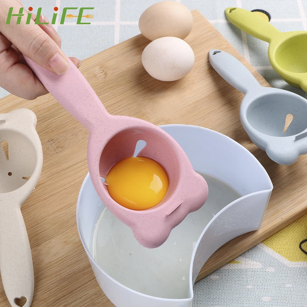 

HILIFE White Yolk Sifting Plastic Chef Dining Cooking Gadget Egg Separator Home Kitchen Tool Kitchen Accessories Egg Tools