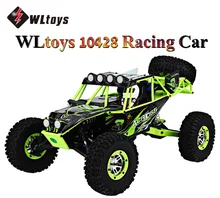 HOT WLtoys 10428 RC Car 2.4G 1:10 Scale Double Speed Remote Radio Control Electric Wild Track Warrior Car RC Monster Truck Toys
