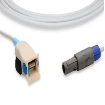 

2017 Compatible for Biolight M69,M6,M12 Digital lemo 5pin Pediatric Fingerclip SpO2 Sensor 15-1400-0010 Blood Oxygen probe 9ft