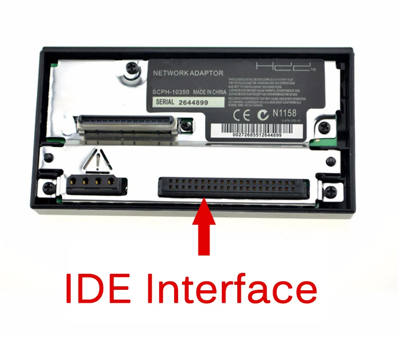 Bitfunx Sata/IDE HDD адаптер для sony PS2 Fat игровая консоль Разъем HDD SCPH-10350 для Playstation 2 Fat Socket - Цвет: GameStar IDE