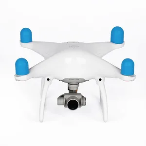 4 шт. защитный чехол для двигателя дрона, мягкий силиконовый чехол для DJI Phantom 2 3 4 4 Pro F450, чехол для квадрокоптера - изображение