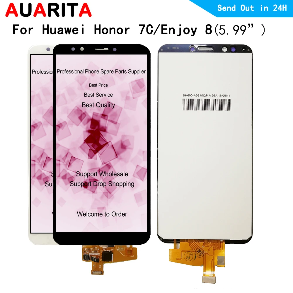 5.99 "lcd para huawei honor 7c LND L29 LND AL30 LND TL40 desfrutar 8 ...