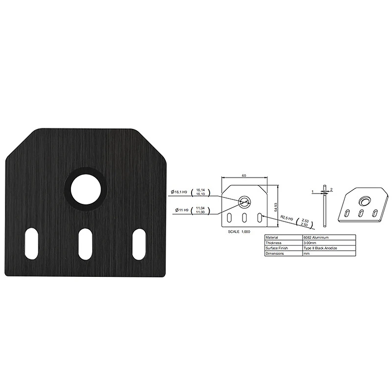 3d принтер аксессуары для Ooznest Ox Cnc пластины гравировальный станок Строительная Доска для Openbuilds